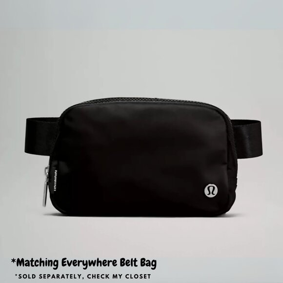 NEW Lululemon Never lost Keychain Wordmark Black and Gold - Picture 8 of 9